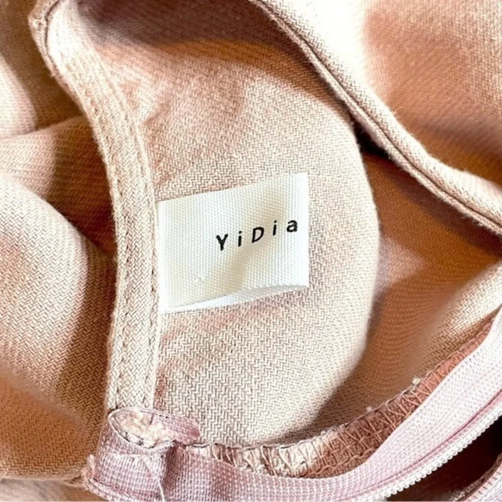 Y Liang denim dusty rose cotton dress - Picture 5 of 10